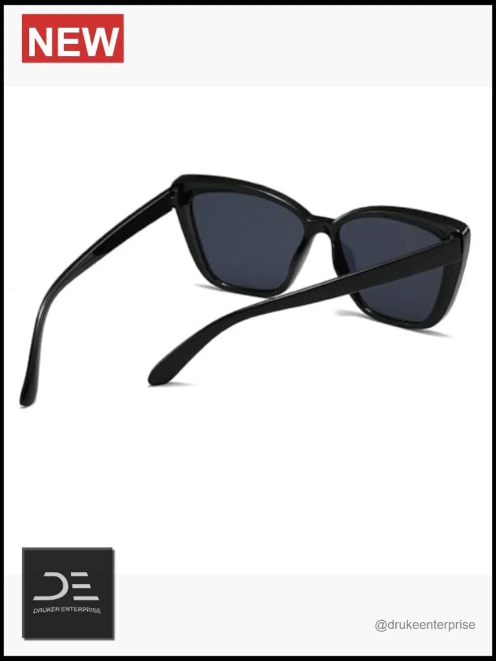 Large Cat Eye Sunglasses Oversized Wide Frame Retro Shades UV400 Polarized